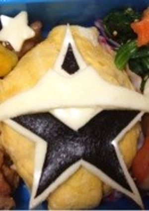 アメリカンなスターニンジャー弁当-レシピのメイン写真