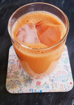 野菜100%とバナナのジュース☆-レシピのメイン写真
