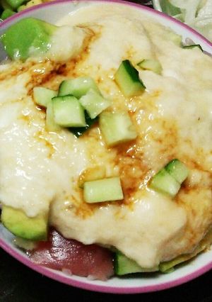 山芋、マグロのネバネバ丼-レシピのメイン写真