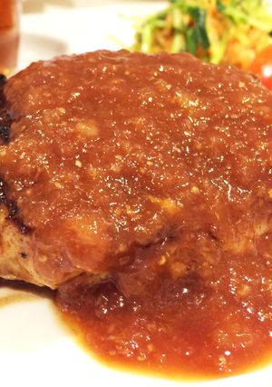 火を使わない！摩り下ろしハンバーグソース-レシピのメイン写真