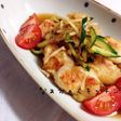うどんスープの素で〜鶏南蛮漬け