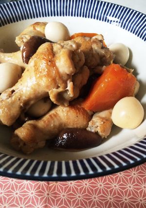 ★炊飯器でカンタン★柔らか鶏手羽元の煮物-レシピのメイン写真
