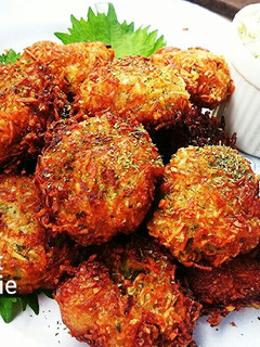 ふわエビ団子♪衣→ココナッツロング×長芋-レシピのメイン写真