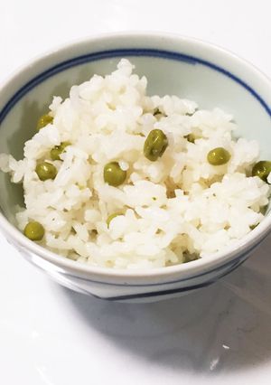 簡単スナップエンドウで豆ご飯-レシピのメイン写真