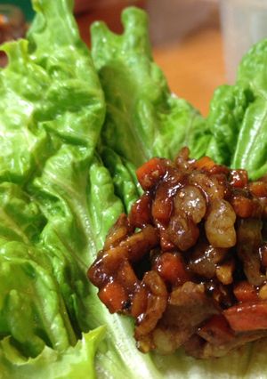 市販の回鍋肉の素でレタス包み♪-レシピのメイン写真
