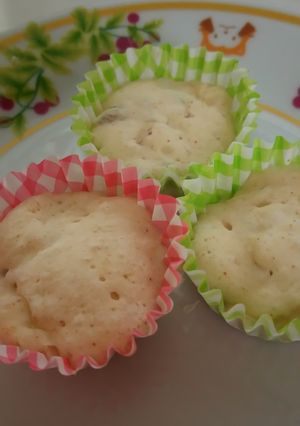 離乳食中のおやつ☆ノンエッグ簡単蒸しパン-レシピのメイン写真