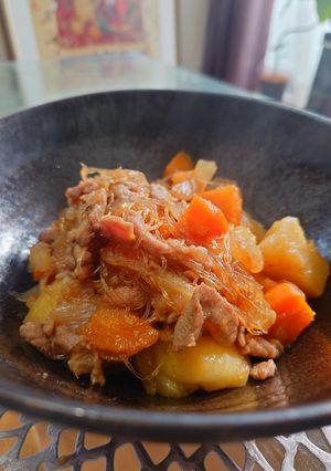 母好み♡ストウブ鍋甘辛無水肉じゃが-レシピのメイン写真