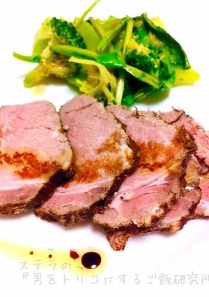 煮るだけ簡単☆豚ロースの紅茶煮-レシピのメイン写真