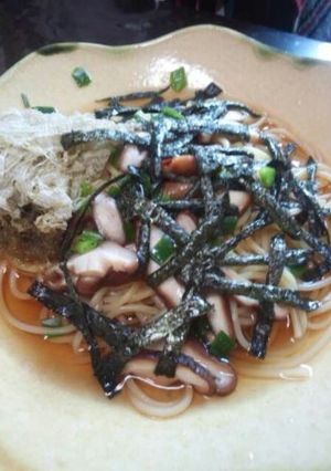 【主婦メシ】しいたけの和風スープパスタ-レシピのメイン写真