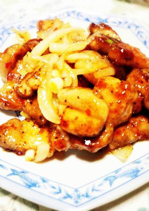 豚バラチリソース-レシピのメイン写真