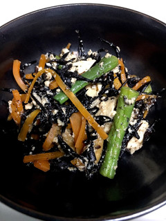 豆腐入りひじきの煮物-レシピのメイン写真