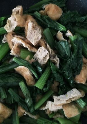 小松菜と薄揚げ煮物-レシピのメイン写真