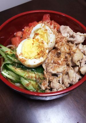 豚肉と野菜の冷やしうどん-レシピのメイン写真