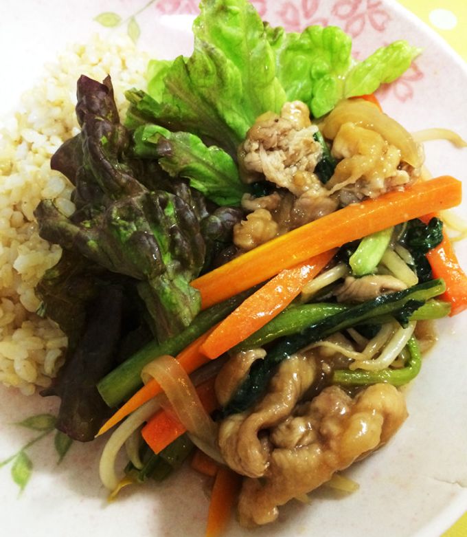 パパッと！簡単スタミナ丼 by ＊pikake＊ 【クックパッド】 簡単