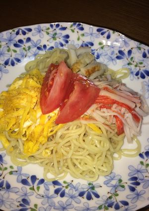 ハムやきゅうりがなくても！節約冷やし中華-レシピのメイン写真