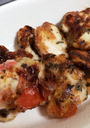 鶏肉とトマトのイタリアン風おやき-レシピのメイン写真