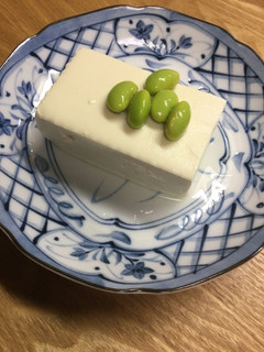 枝豆をのせた冷奴-レシピのメイン写真