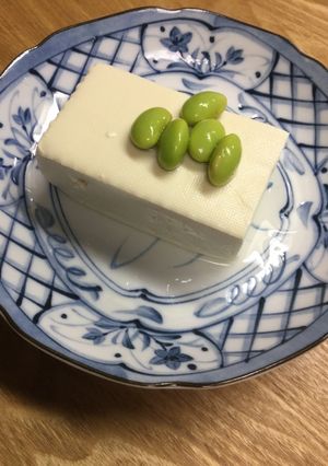 枝豆をのせた冷奴-レシピのメイン写真