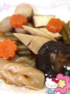 蕗入り季節の煮物〜(o˘◡˘o)♡-レシピのメイン写真