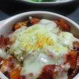 なす玉ねぎウィンナーのトマトチーズ焼き