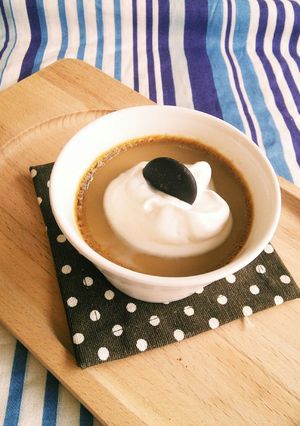 簡単♡なめらか〜なカフェオレプリン　-レシピのメイン写真