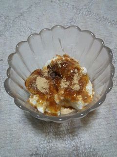 ~和~ 水切りヨーグルトの黒蜜きなこ-レシピのメイン写真