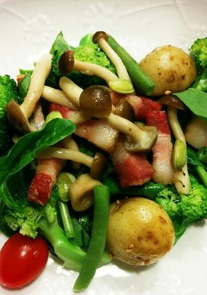 モリモリ野菜を食べられる温ドレッシング♪-レシピのメイン写真