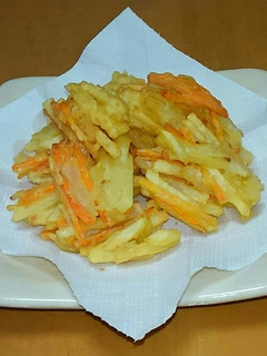 フライドポテト風ミニかき揚げ☆人参入り-レシピのメイン写真