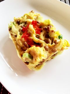 5分で納豆オムレツ-レシピのメイン写真