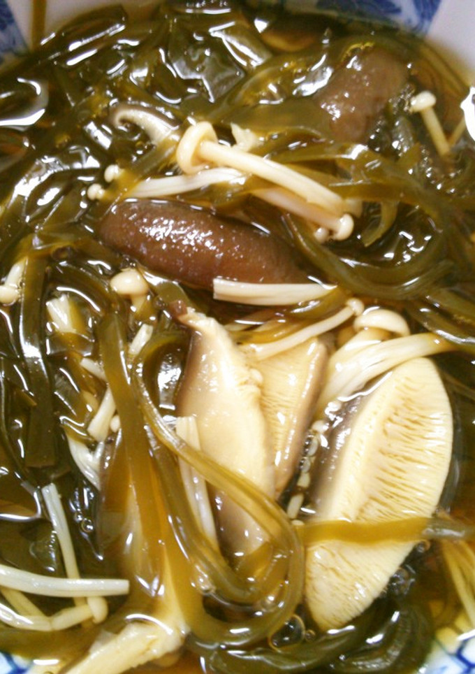 簡単　副菜！切り昆布とえのき　椎茸の煮物-レシピのメイン写真