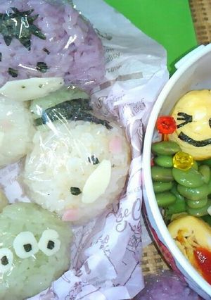 ツムツム大好きキャラ弁Ｏ(≧▽≦)Ｏ♡-レシピのメイン写真