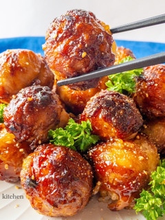 たこ焼き器で崩れにくい✳︎肉巻きおにぎり-レシピのメイン写真