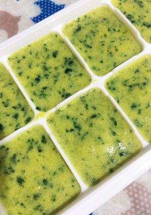 ☆離乳食☆ ほうれん草入りコーンスープ-レシピのメイン写真