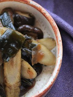 ごぼうと昆布と椎茸の梅煮-レシピのメイン写真