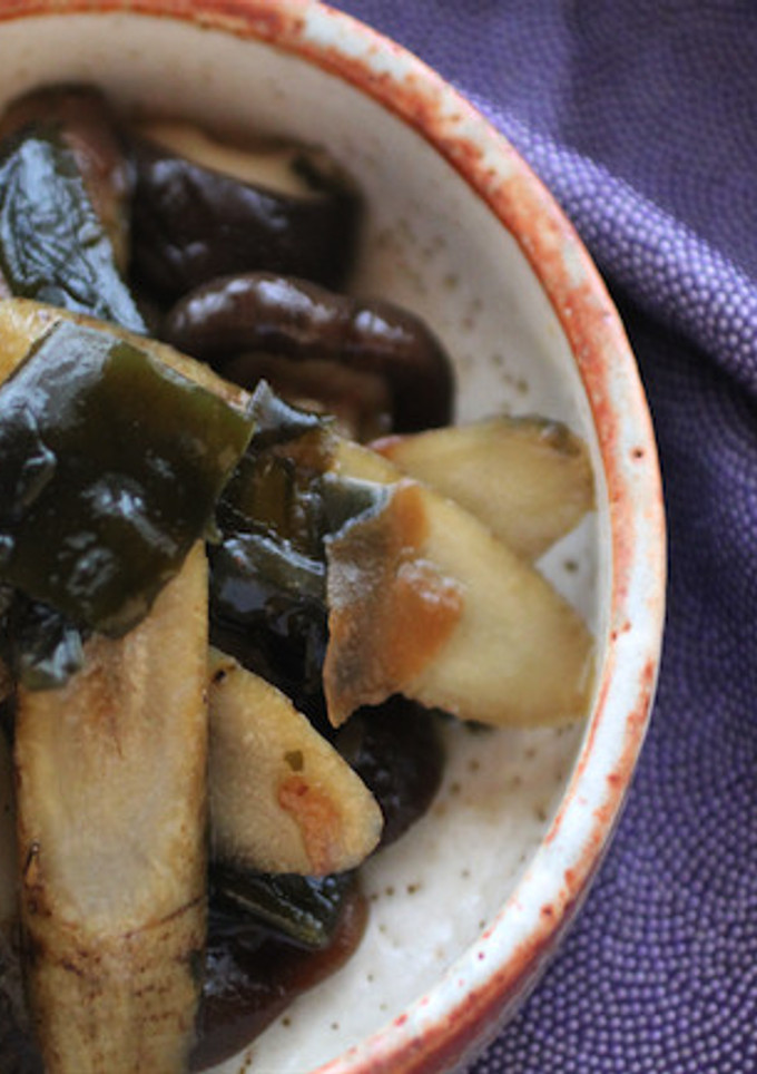 ごぼうと昆布と椎茸の梅煮-レシピのメイン写真