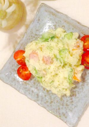 簡単♡少し贅沢なクリーミーチーズポテサラ-レシピのメイン写真