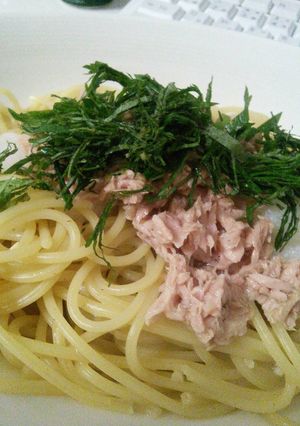 超簡単　和風ツナパスタ-レシピのメイン写真