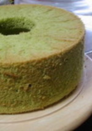 青汁シフォンケーキ-レシピのメイン写真