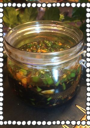 青唐辛子のにんにく胡麻油 醤油漬け-レシピのメイン写真