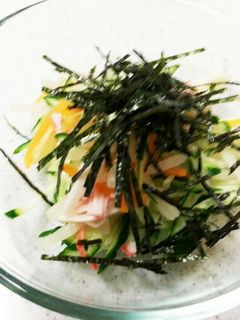 もやしと海苔の和風サラダ-レシピのメイン写真