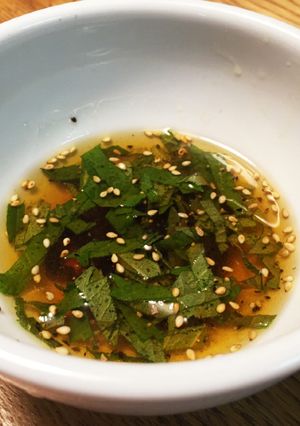 塩昆布と大葉のドレッシング-レシピのメイン写真