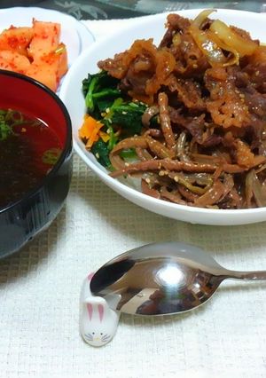 ビビンバ丼-レシピのメイン写真