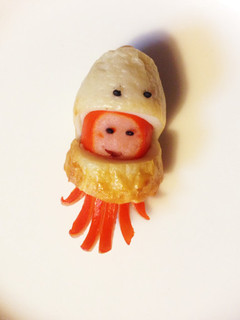 簡単 キャラ弁 おかず ちくわ星人②-レシピのメイン写真