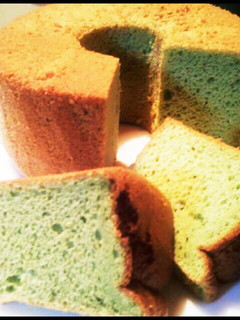 抹茶のシフォンケーキ♩-レシピのメイン写真