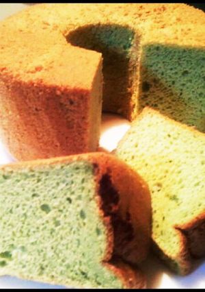 抹茶のシフォンケーキ♩-レシピのメイン写真