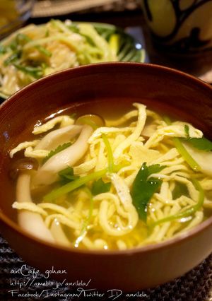 料亭の味♡簡単絶品！錦糸卵のお吸い物-レシピのメイン写真
