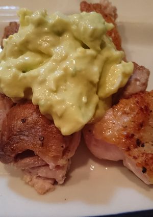 鶏肉のソテーアボたまソース♪-レシピのメイン写真