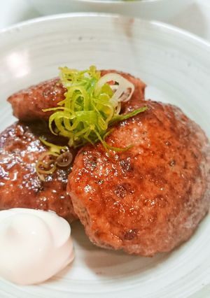 鶏ひき肉でヘルシー☆豆腐ハンバーグ-レシピのメイン写真