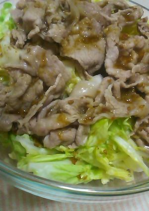 春キャベツの豚しゃぶサラダ-レシピのメイン写真