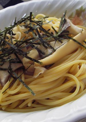 コリコリ♪ホタテのひも入りスパゲッティ-レシピのメイン写真